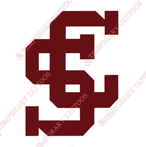 Santa Clara Broncos Customize Temporary Tattoos Stickers NO.6139